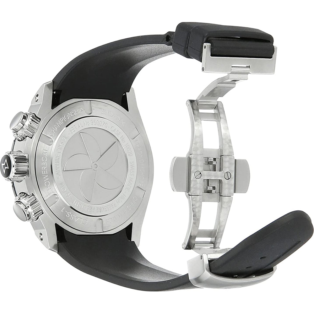 Edox 10020-3-NIN Chronograph Swiss Men's Watch 45mm