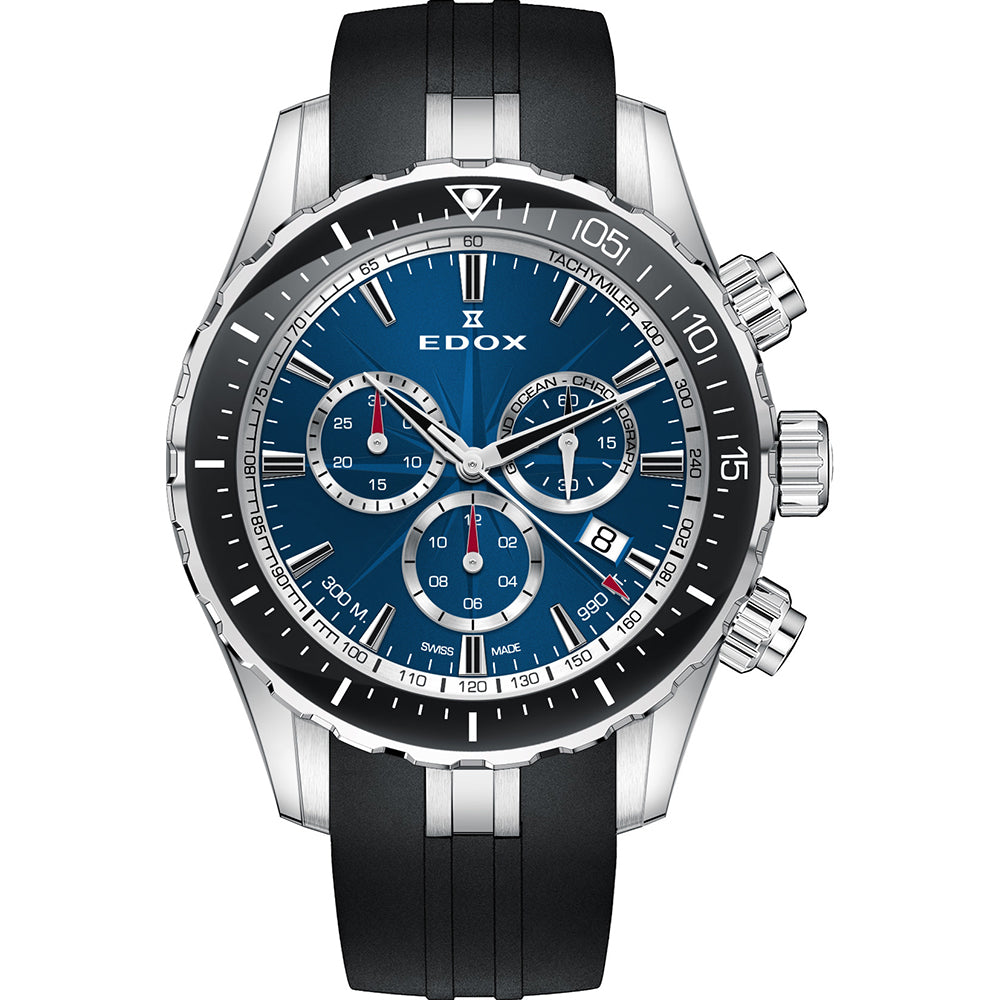 Edox Grand Ocean Swiss Made Chronograaf 10248 357BU BUIN