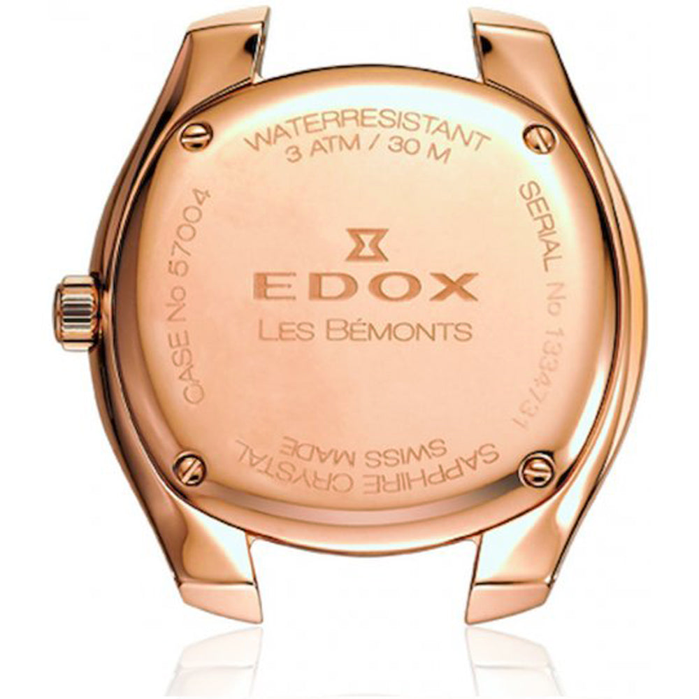 Edox Les Bémonts Watch 57004-37R-BUIR Swiss Made Women's Watch 30mm