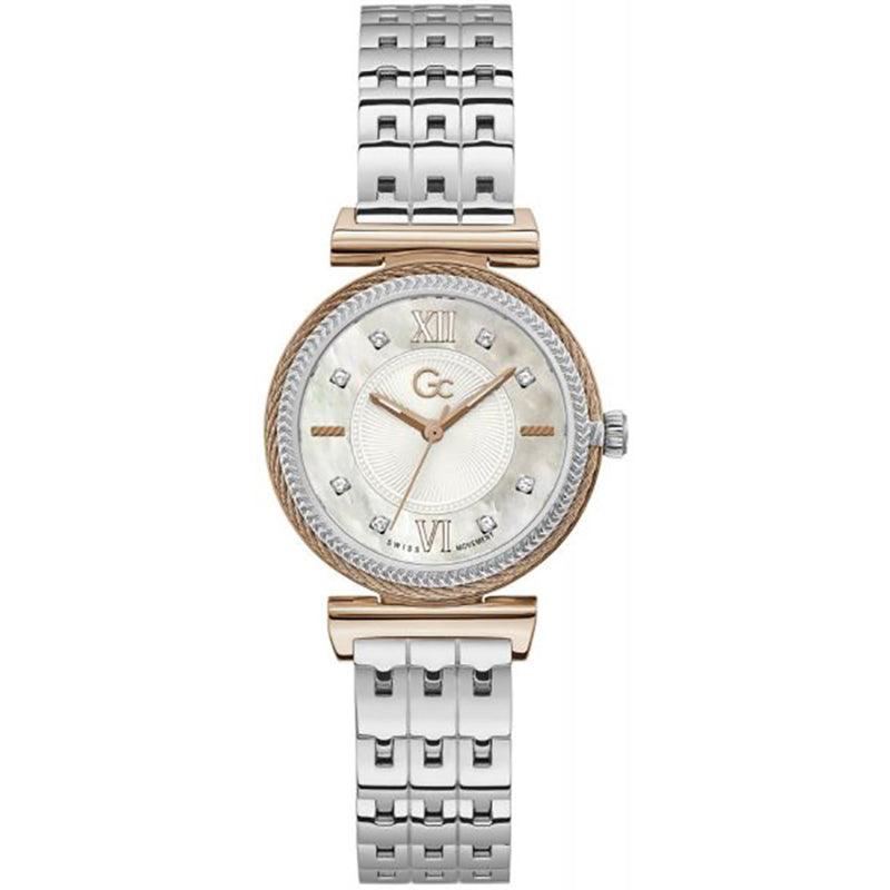 Gc: Guess Collection Starlight Swiss made Dameshorloge 32mm - horlogeoutlet.nl