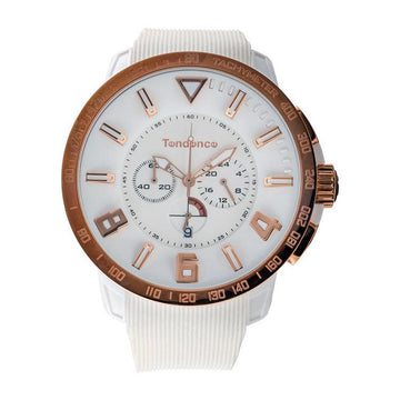 Tendence Gulliver Sport Chrono White 10ATM XXL - horlogeoutlet.nl