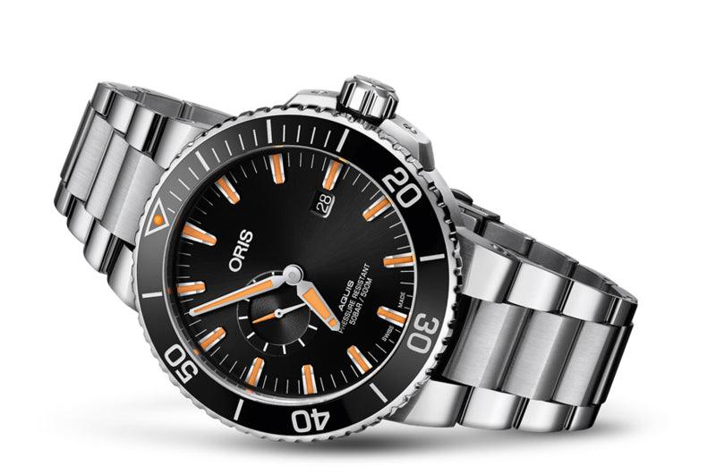 Oris Aquis Small Second Date Duikhorloge 45mm 50ATM - horlogeoutlet.nl