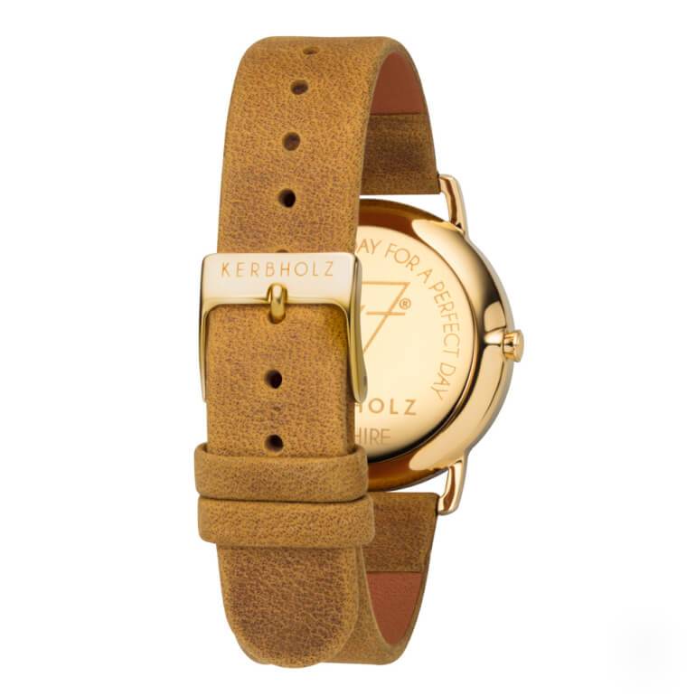 Kerbholz Frida Walnut Mustard Ladies' Watch 35 mm