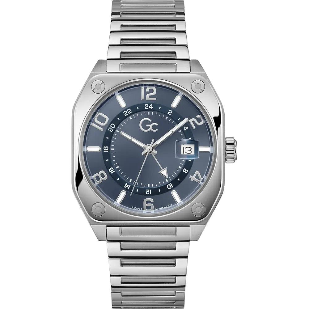 Gc: Guess Gc Airborne Swiss Made Herenhorloge 39mm Z16001G7MF - horlogeoutlet.nl