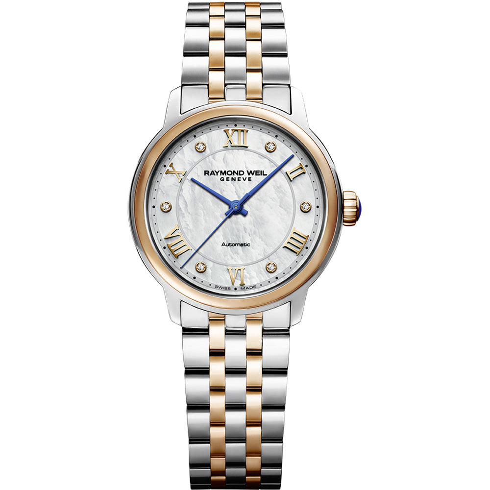 Raymond Weil Maestro Zwitserse Automatische Diamanten Dameshorloge 31mm